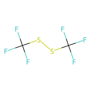 trifluoro-(trifluoromethyldisulfanyl)methane structure