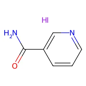 pyridine-3-carboxamidehydroiodide structure