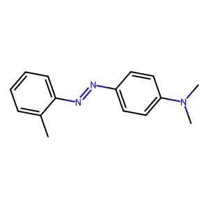 N,N-dimethyl-4-[(2-methylphenyl)diazenyl]aniline structure