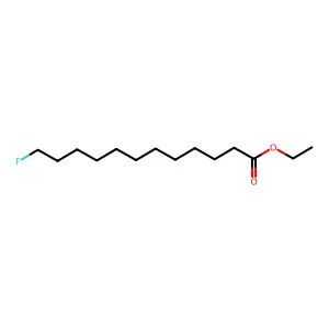 Ethyl 12-fluorododecanoate structure