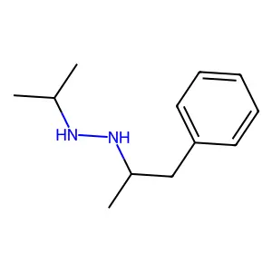 1-(1-phenylpropan-2-yl)-2-propan-2-ylhydrazine structure