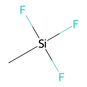 Methyltrifluorosilane structure