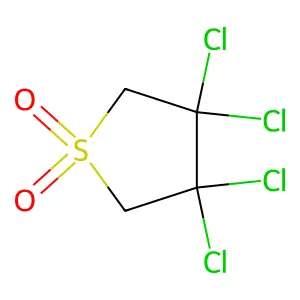 Compound C4H4Cl4O2S structure