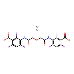 Ioglycamide disodium structure