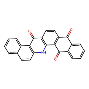benzo[a]naphth[2,3-h]acridine-5,8,13(14h)-trione structure