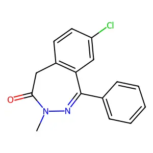 Compound C16H13ClN2O structure
