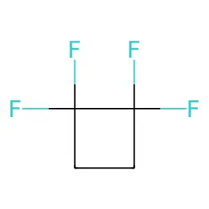 1,1,2,2-tetrafluorocyclobutane structure