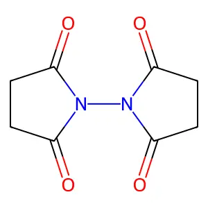 1,1PR-BISUCCINIMIDE(N,NPR-BISUCCINIMIDYL) structure