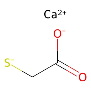 calcium 2-sulfidoacetate structure