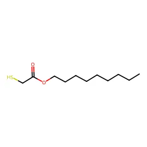 Nonyl mercaptoacetate structure