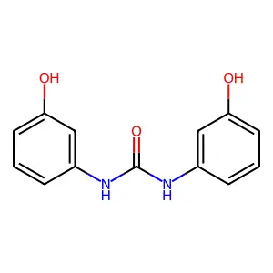 N,N'-Bis(3-hydroxyphenyl)urea structure