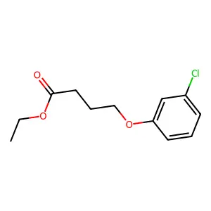 ethyl 4-(3-chlorophenoxy)butanoate structure