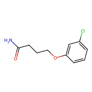 BUTANAMIDE, 4-(3-CHLOROPHENOXY)- structure