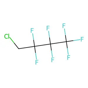1,1,1,2,2,3,3-Heptafluoro-4-chlorobutane structure