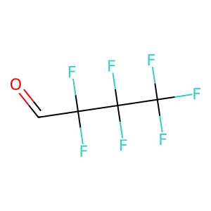 Heptafluorobutyraldehyde structure