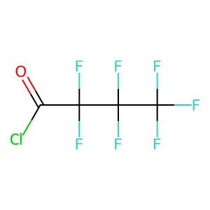 Heptafluorobutyryl chloride structure