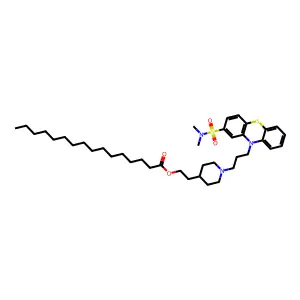 PIPOTIAZINE PALMITATE structure