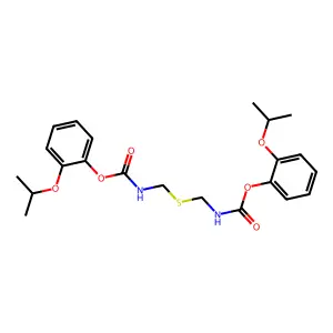 Bispropoxur sulfide structure