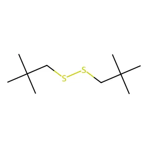 1-(2,2-dimethylpropyldisulfanyl)-2,2-dimethylpropane structure