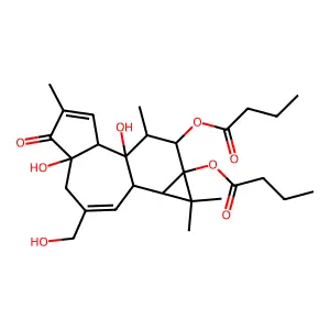 Phorbol 12,13-dibutyrate structure