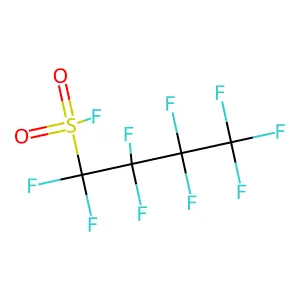 1,1,2,2,3,3,4,4,4-nonafluorobutane-1-sulfonyl fluoride structure