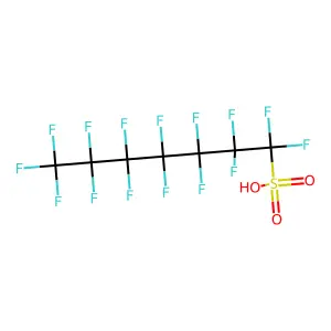 perfluoroheptanesulfonic acid structure