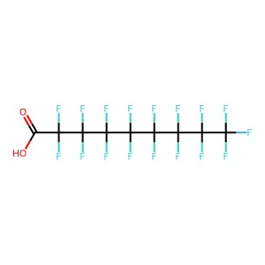 Perfluorononanoic acid structure