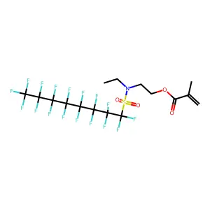 Compound C16H14F17NO4S structure