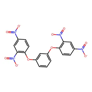 1-[3-(2,4-dinitrophenoxy)phenoxy]-2,4-dinitrobenzene structure