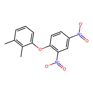 1-(2,4-dinitrophenoxy)-2,3-dimethylbenzene structure