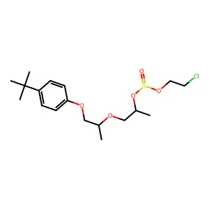1-[1-(4-tert-butylphenoxy)propan-2-yloxy]propan-2-yl 2-chloroethyl sulfite structure