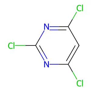 2,4,6-Trichloropyrimidine structure