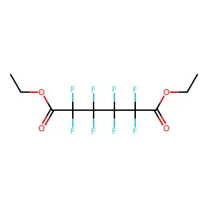 Diethyl perfluoroadipate structure