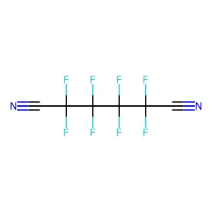 Octafluoroadipodinitrile structure