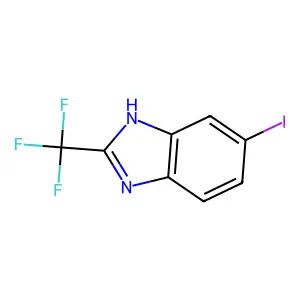 Compound C8H4F3IN2 structure