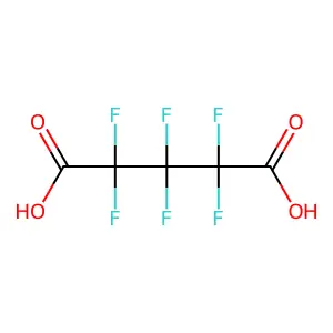 Hexafluoroglutaric acid structure