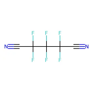 Perfluoroglutaronitrile structure