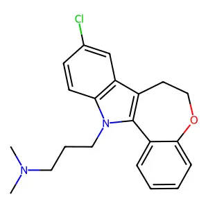 Compound C21H23ClN2O structure