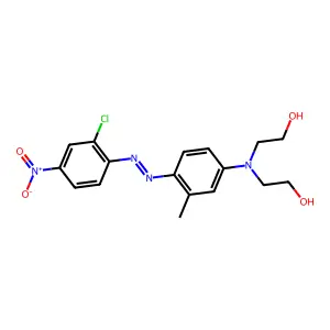Ethanol, 2,2'-[[4-[(2-chloro-4-nitrophenyl)azo]-3-methylphenyl]imino]bis- structure