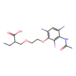 Iopronic acid structure