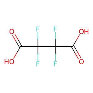 Tetrafluorosuccinic acid structure