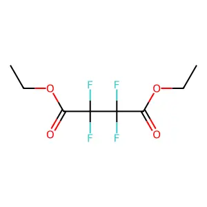 Diethyl tetrafluorosuccinate structure
