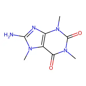 Compound C8H11N5O2 structure