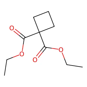 diethyl cyclobutane-1,1-dicarboxylate structure