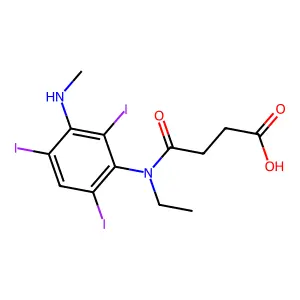 Iosumetic acid structure
