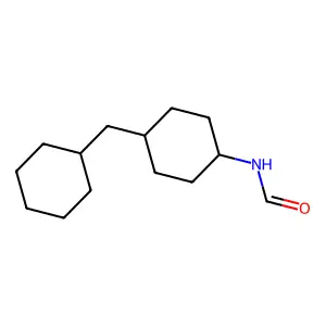 FORMAMIDE, N-(4-(CYCLOHEXYLMETHYL)-1-CYCLOHEXYL)- structure