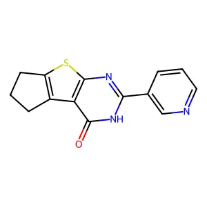 10-(pyridin-3-yl)-7-thia-9,11-diazatricyclo[6.4.0.0,2,6]dodeca-1(8),2(6),9-trien-12-one structure