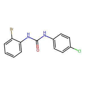 1-(2-bromophenyl)-3-(4-chlorophenyl)urea structure