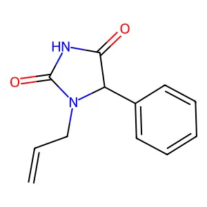 HYDANTOIN, 1-ALLYL-5-PHENYL- structure