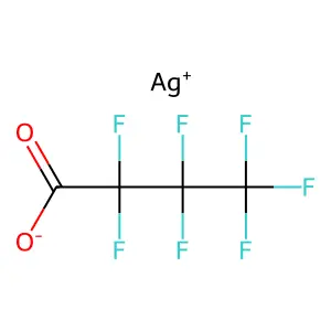 Silver heptafluorobutyrate structure